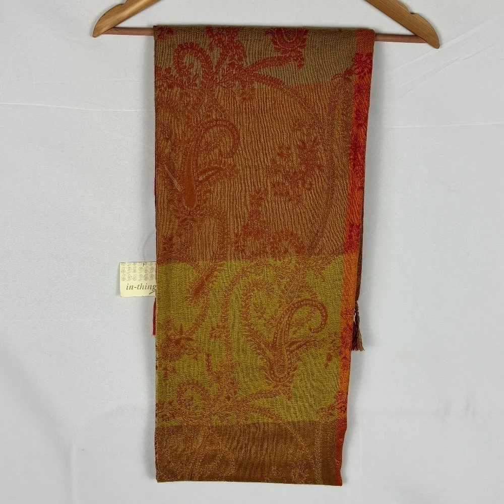 NWT 100% Wool Scarf Wrap Shawl 78
